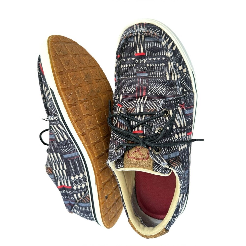 Twisted X Women's Kicks Aztec Multi Pattern Casual Canvas Shoes Size 8M WCA0056